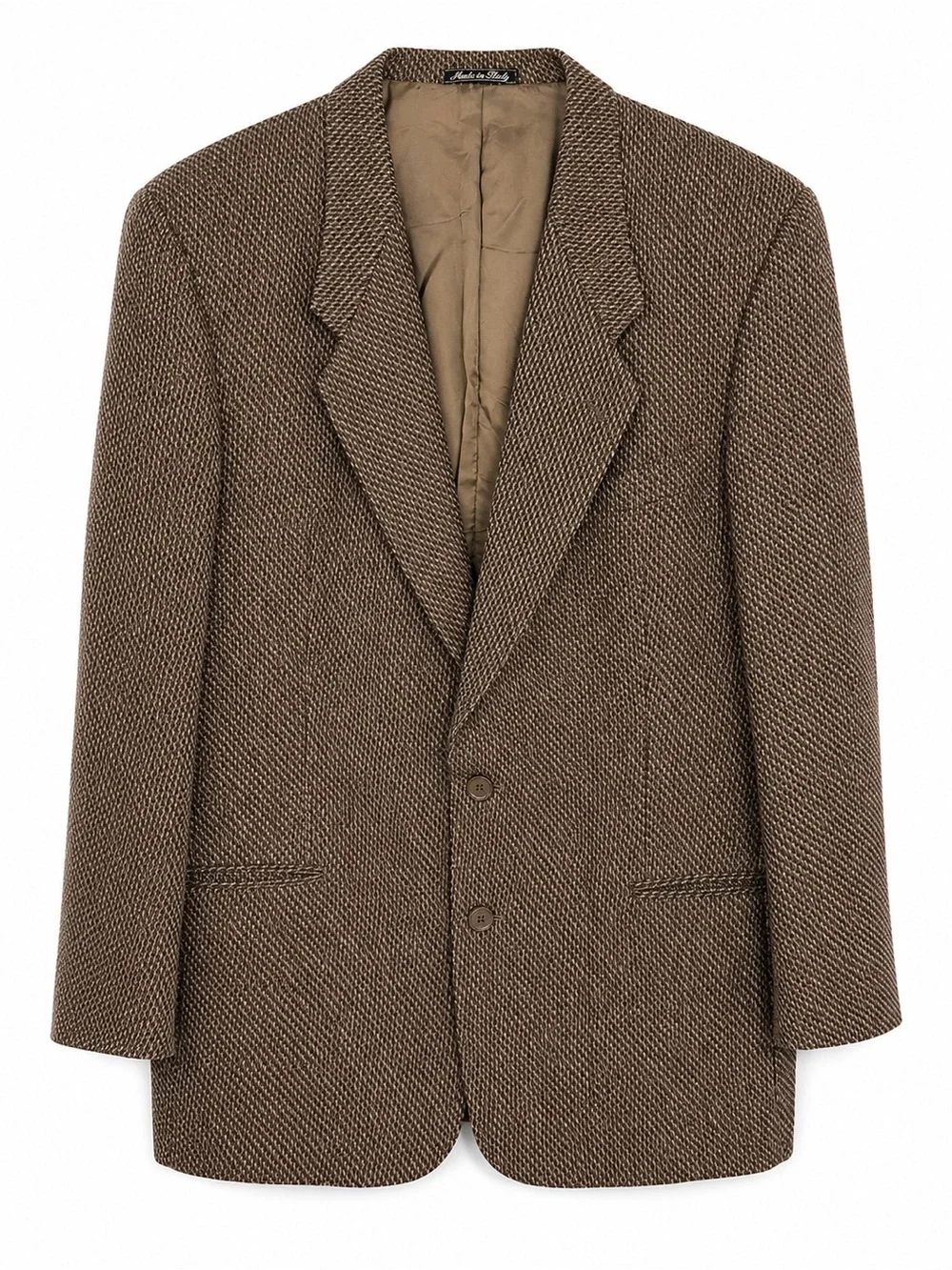 Giorgio Armani Le Collezioni Brown Pure Wool Sport Coat Blazer 42R Made in Italy